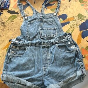 Free People We The Free Ziggy Overall Shorts